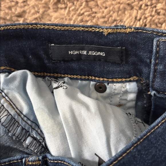 Calvin Klein Dark Wash High Rise Jegging - Picture 4 of 5